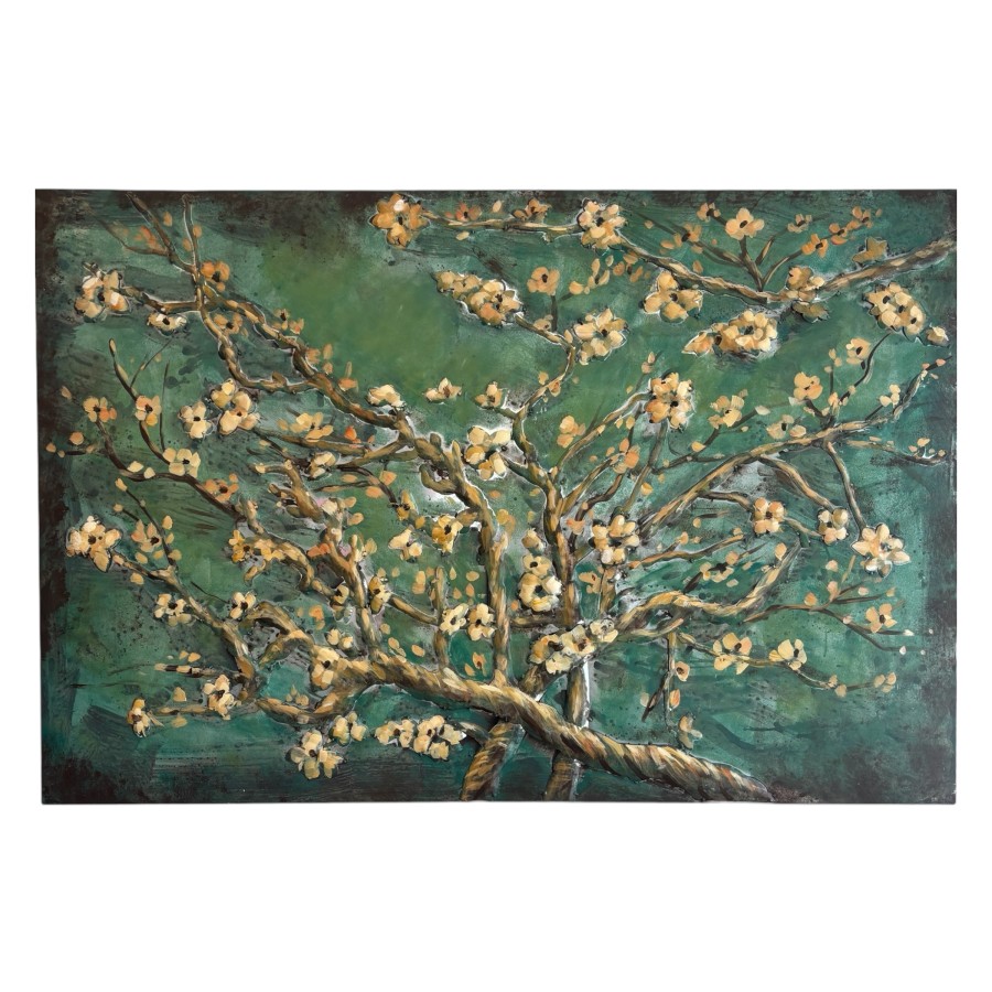 Almond Blossoms - Metal Art