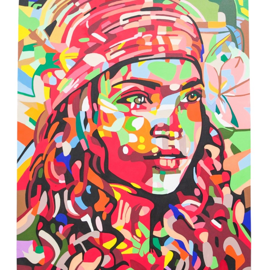 Coloured by Numbers - Canvas Painting