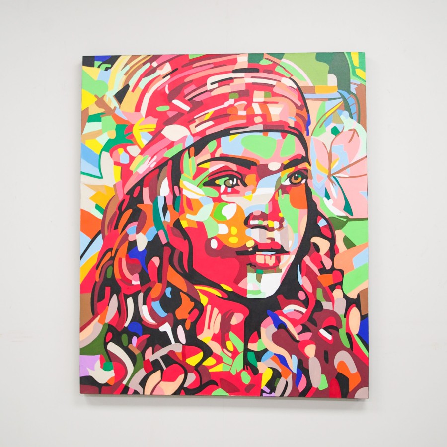 Canvas Painting - Coloured by Numbers