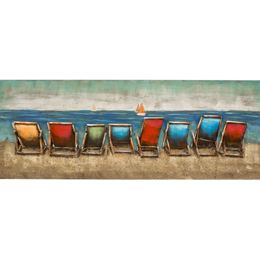 Deck Chairs - Metal Art