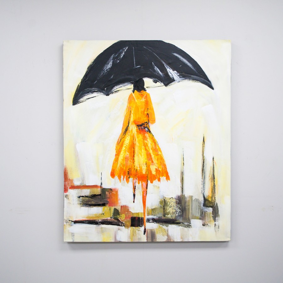 Canvas Painting - Marigold Dress