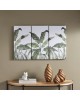 Palm Leaf Wall Art - 3 Panel