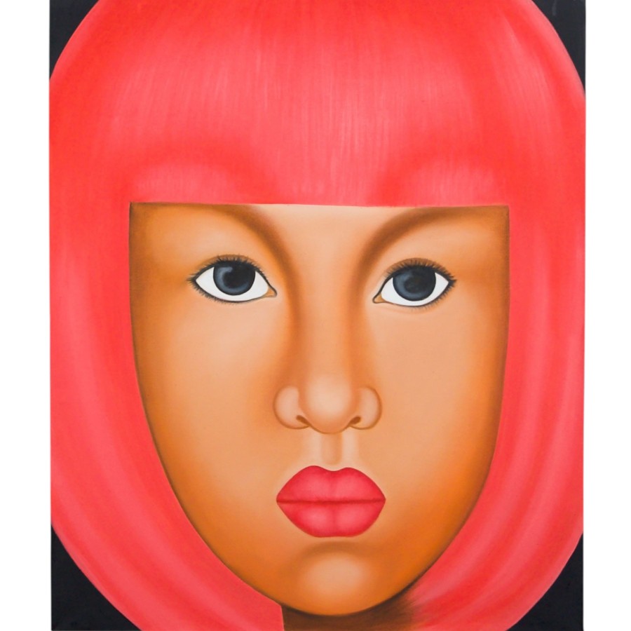 Canvas Painting - Pink Bob