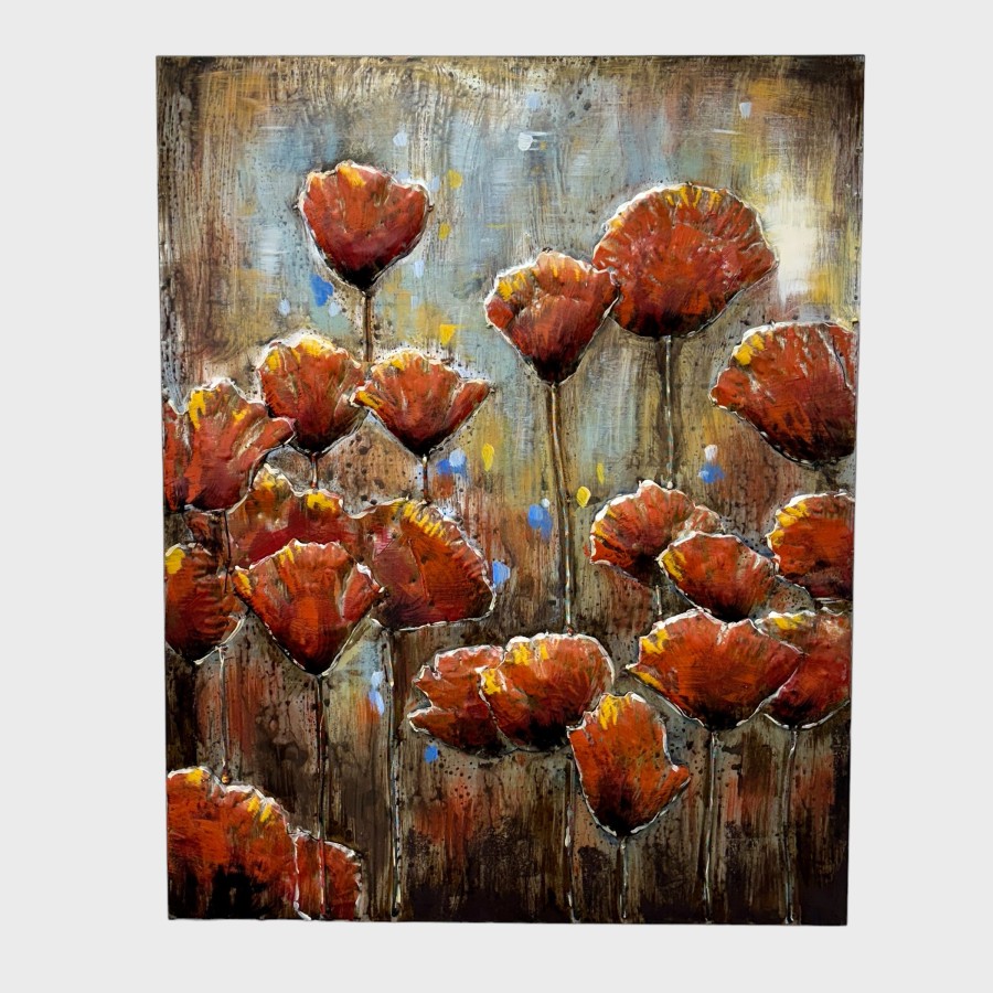 Poppies - 3D Wall Art