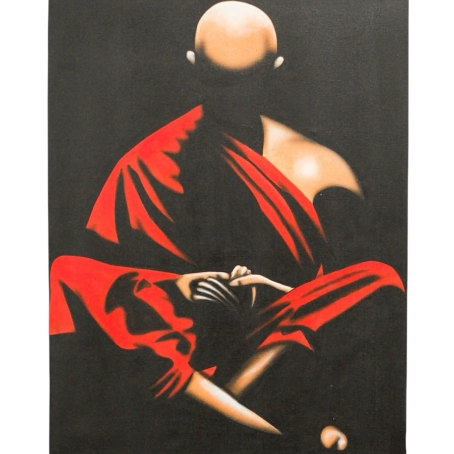 Canvas Painting - Red Monk