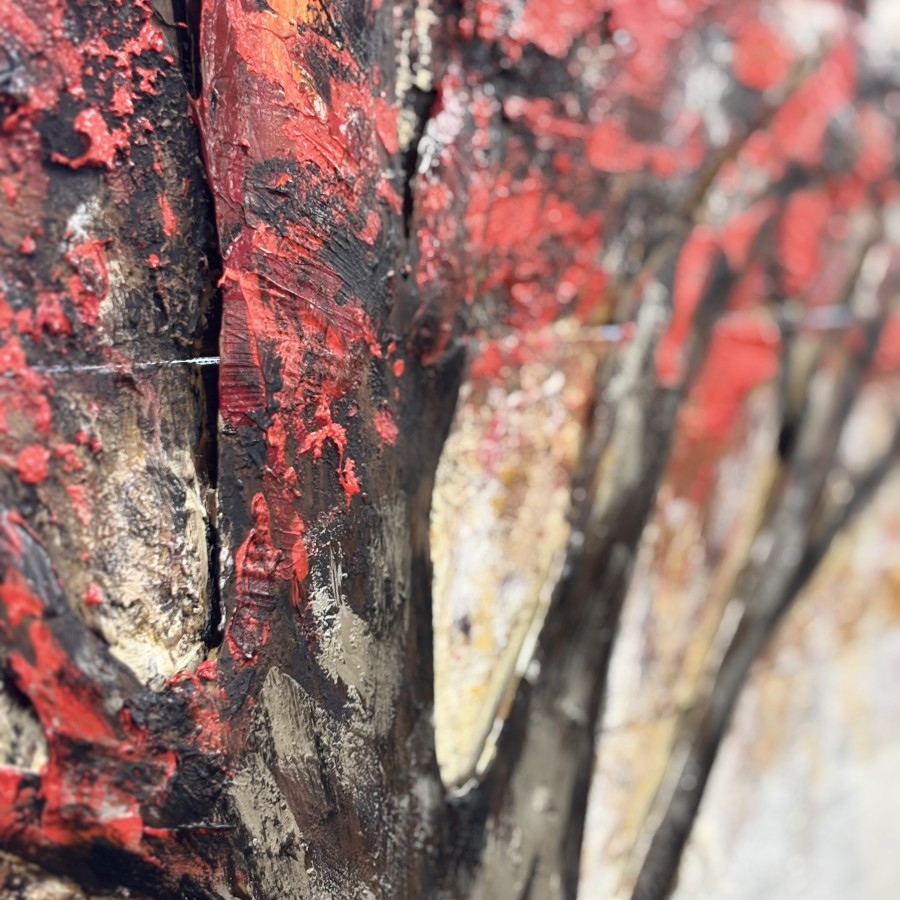 Scarlet Tree - Painted Timber