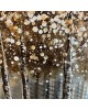 Silver Forest - Brushed Aluminum Art