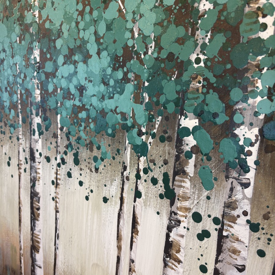Teal Forest - Canvas Art