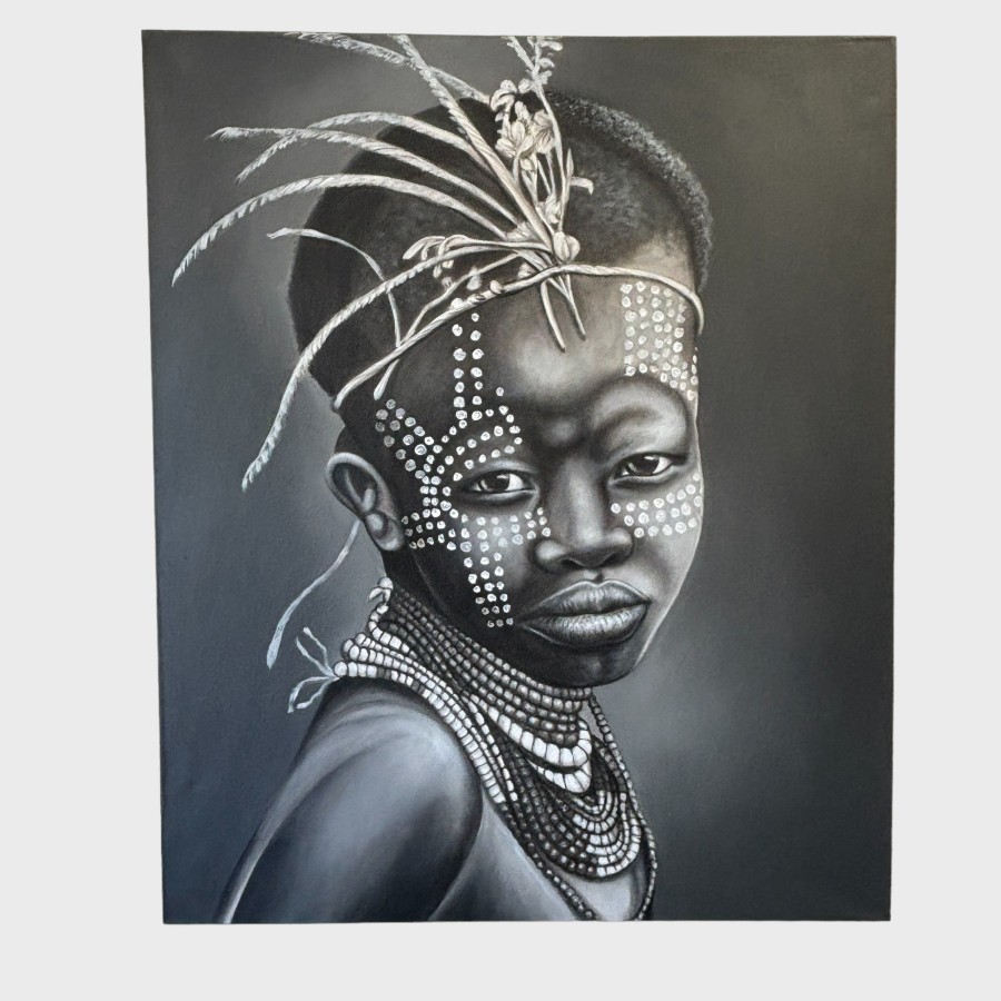 Young Tribesman - Canvas Art