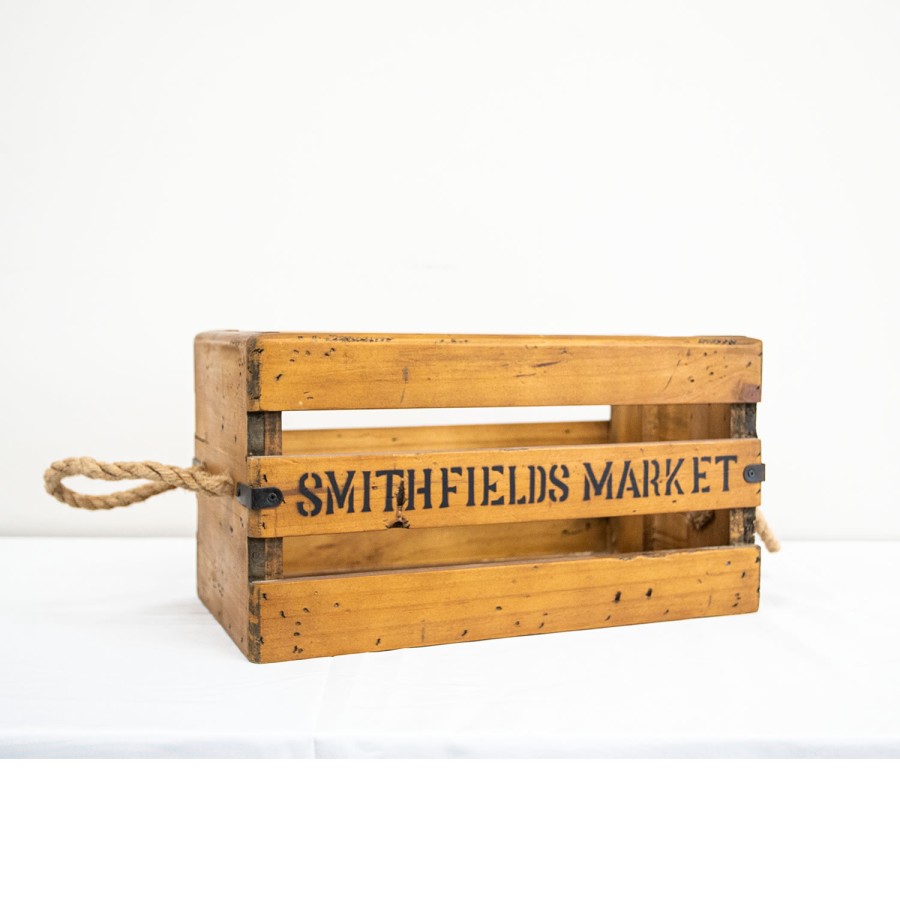 Rustic Timber Storage Box - Smithfields Market
