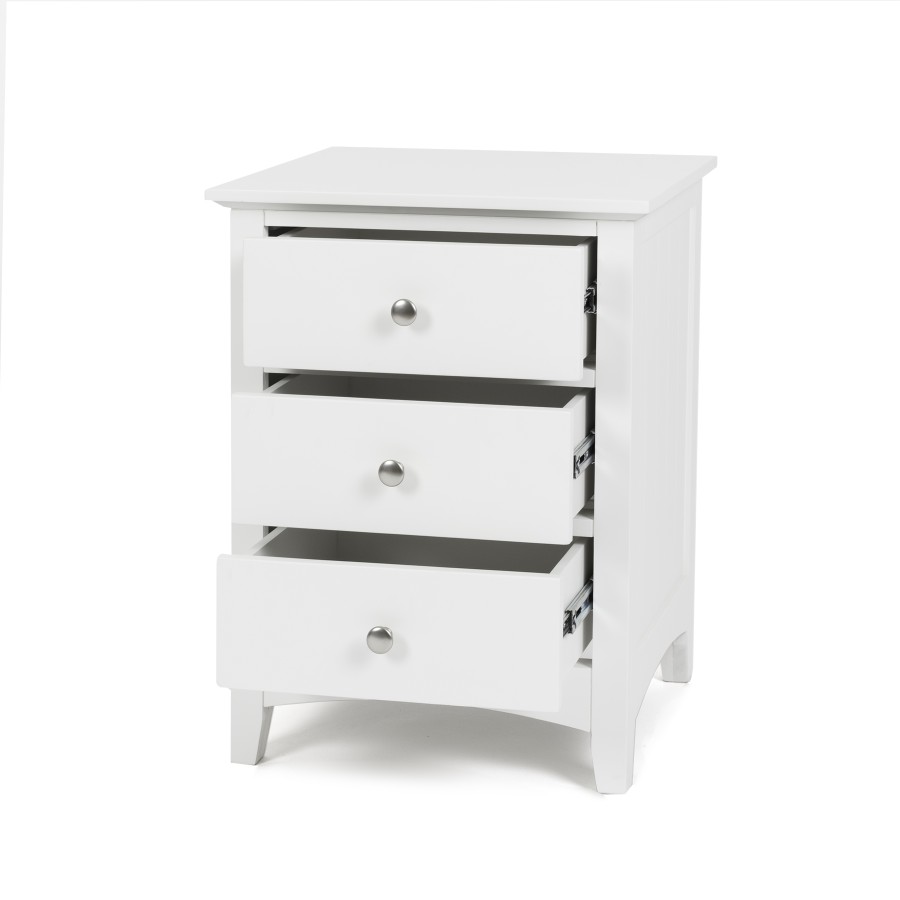 Brigetta Bedside Cabinet - White