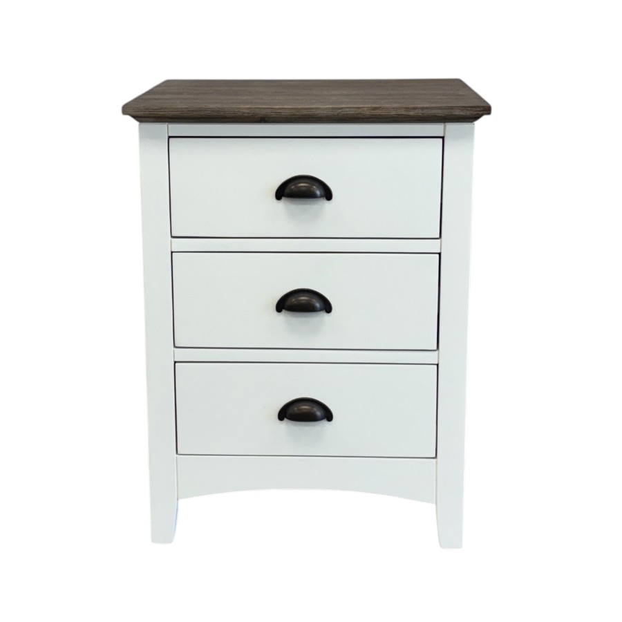 Ruby Bedside Cabinet - White