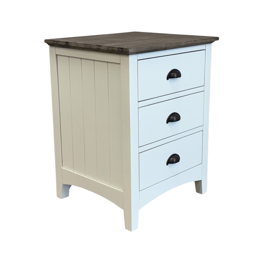 Ruby Bedside Cabinet - White