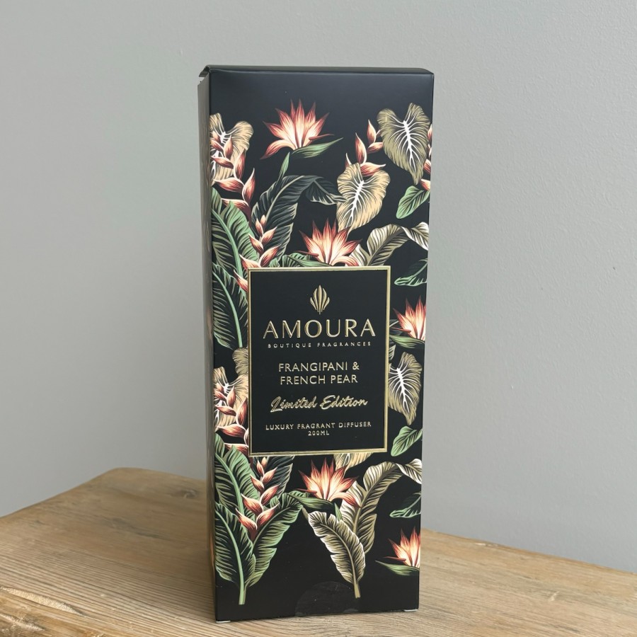 Amoura Fragrance Diffuser - Frangipani & French Pear