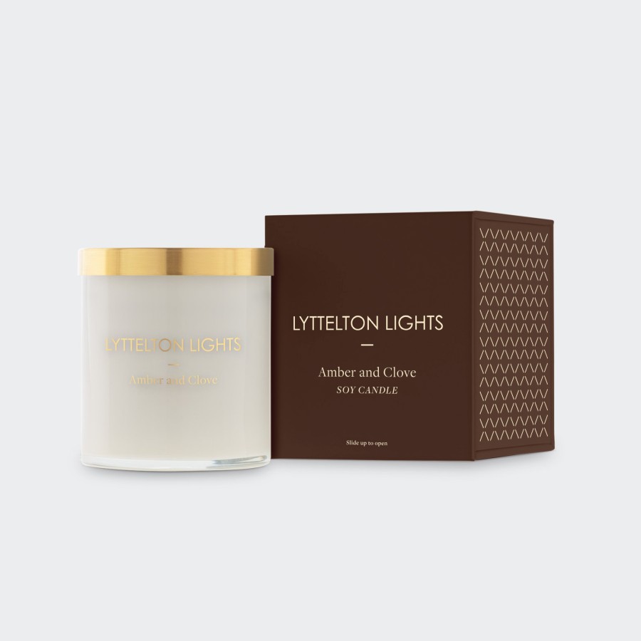 Lyttelton Lights - Amber & Clove Candle