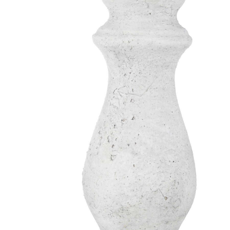 Presley Candle Stick - Whitewash