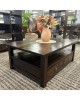 Rustic Teak Coffee Table - 4 Below