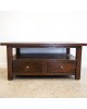 Rustic Teak Coffee Table - 4 Below