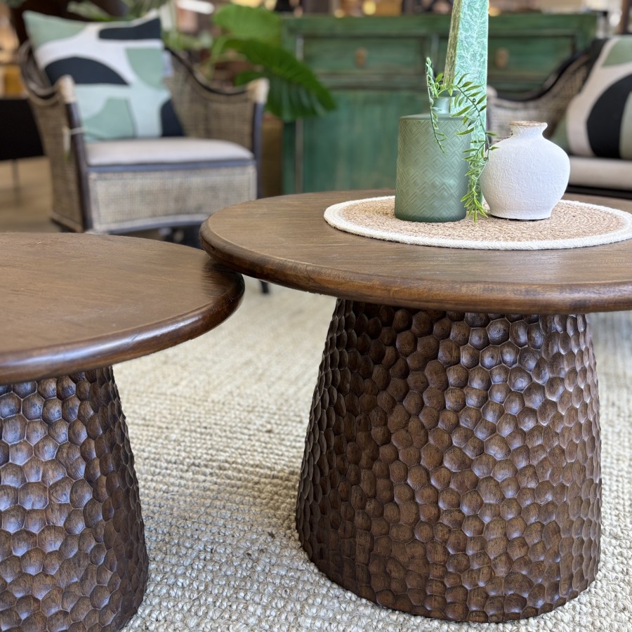 Anders Nesting Tables - Vintage Brown