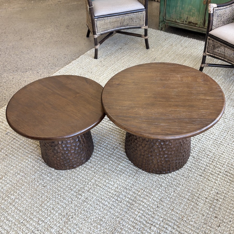 Anders Nesting Tables - Vintage Brown