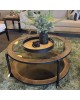 Carlo Glass Top Coffee Table