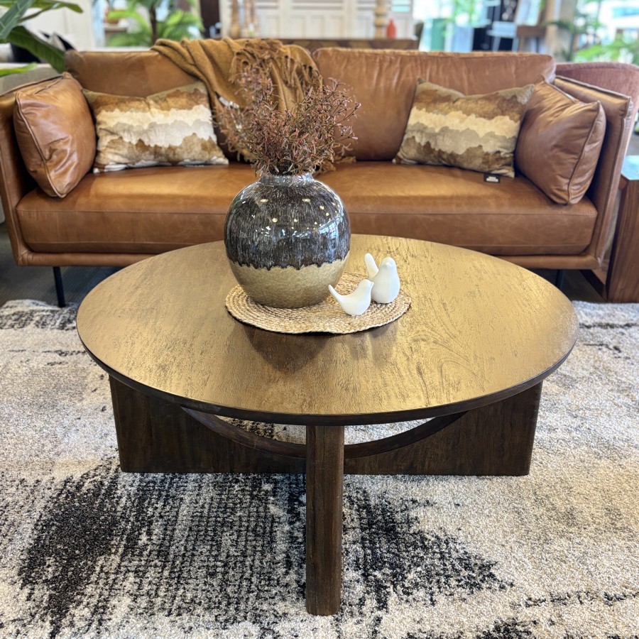 Delta Coffee Table - Vintage Brown