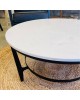 Marco Marble & Iron Coffee Table