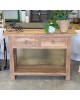 Farrow 2 Drawer Console - Natural Teak