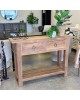 Farrow 2 Drawer Console - Natural Teak