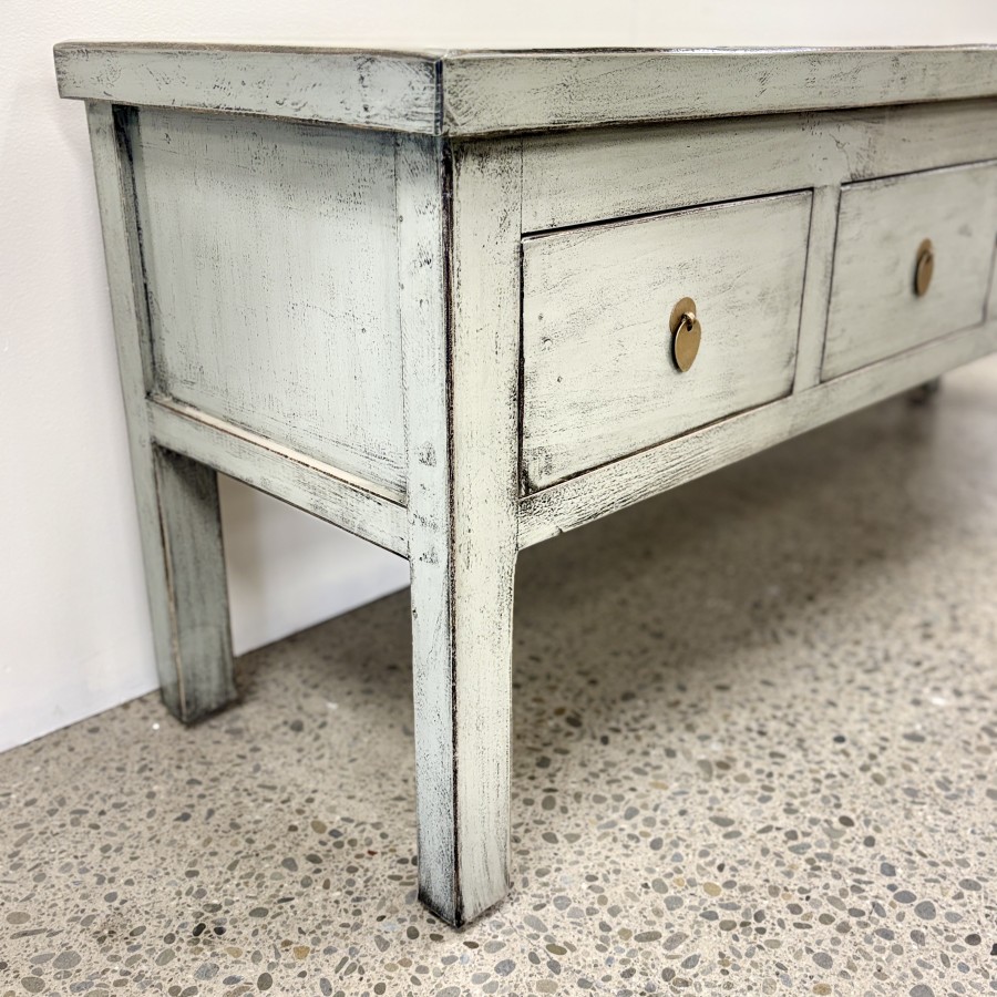 Valtteri Console - Glossy Grey