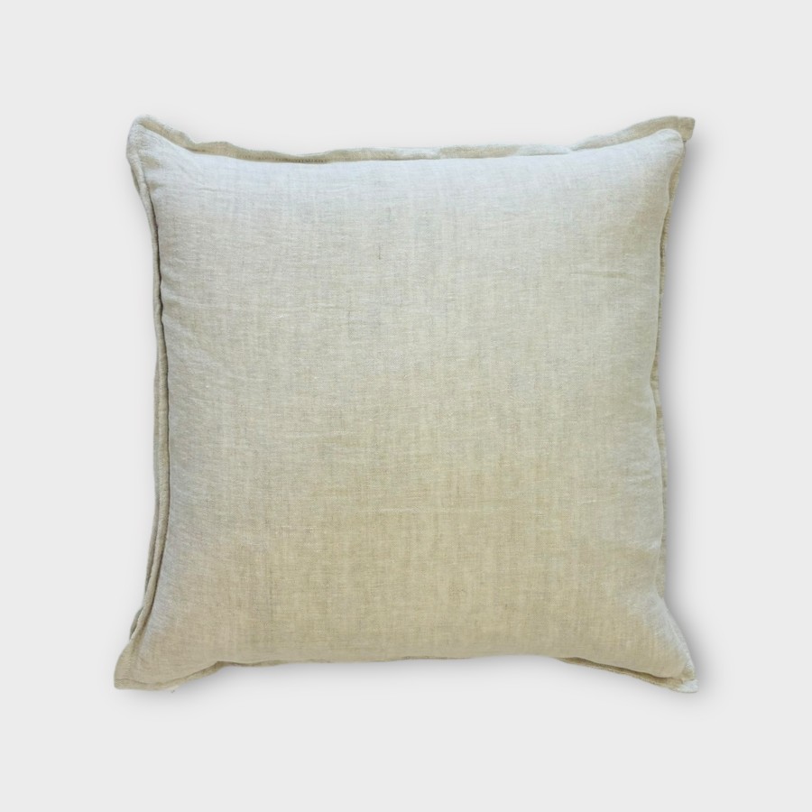 Cambridge Feather Filled Cushion - Natural