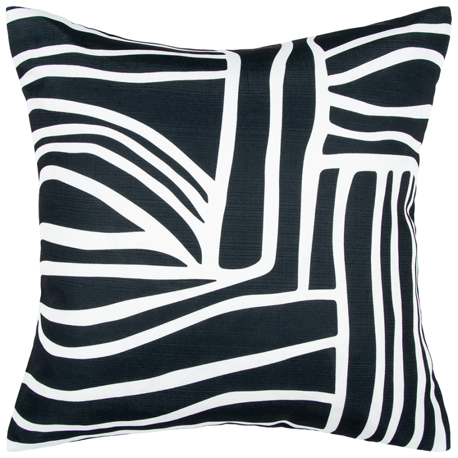 Maze Cushion - Black