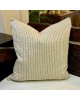 Cambridge Feather Filled Cushion - Natural Stripe