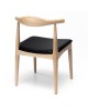 Elbow Dining Chair - Natural Oak