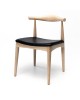 Elbow Dining Chair - Natural Oak