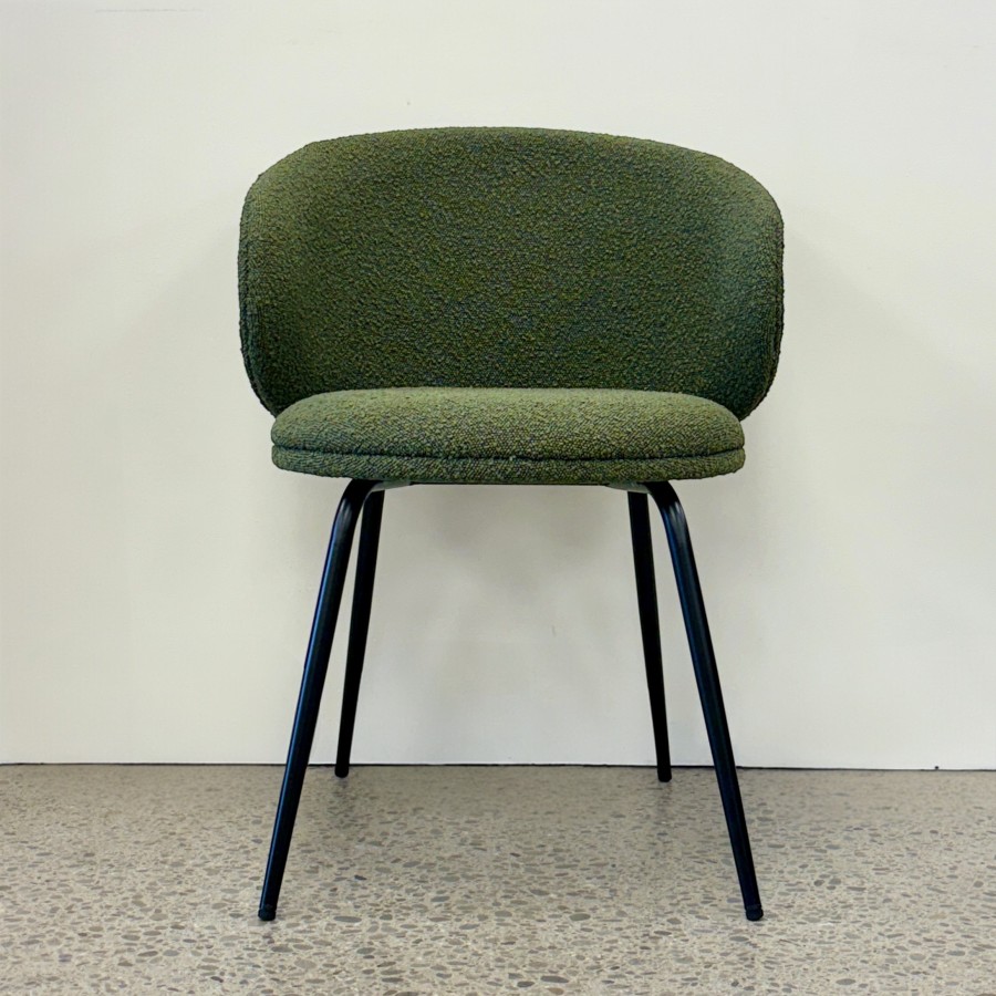 Franco Dining Chair - Green Boucle