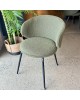 Franco Dining Chair - Green Boucle