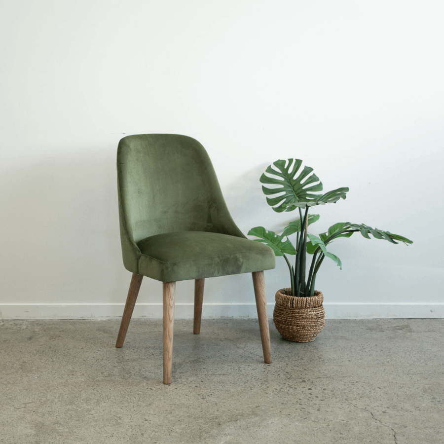 Marva Dining Chair - Emerald Velvet