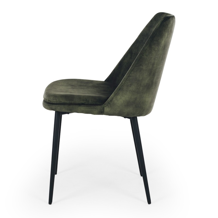 Nina Dining Chair - Moss Green