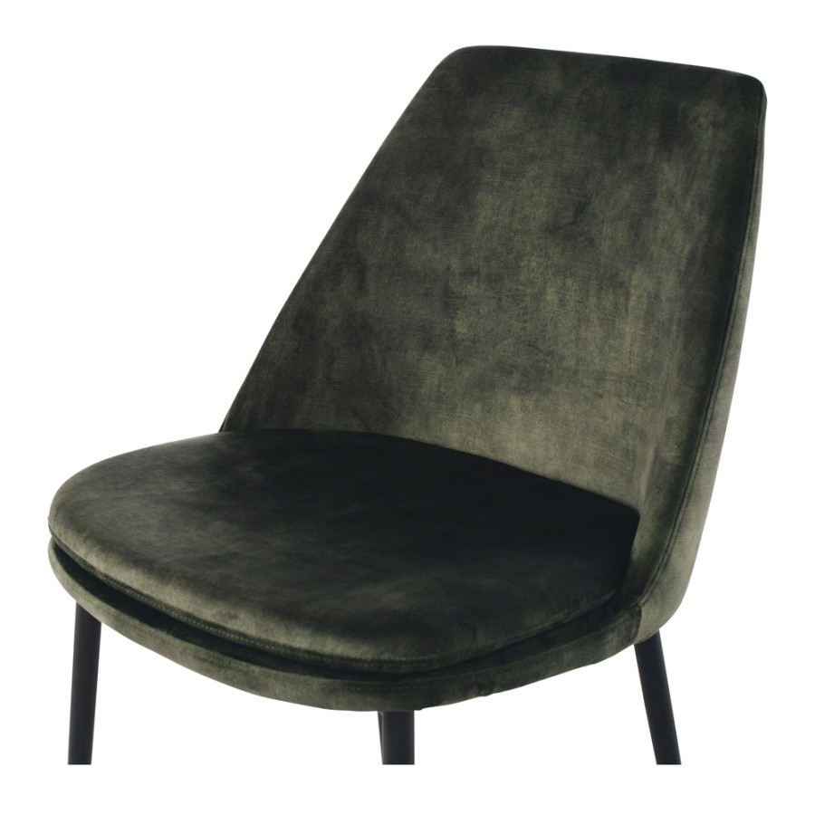 Nina Dining Chair - Moss Green