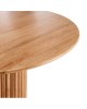Angelo Round Dining Table - Natural Oak