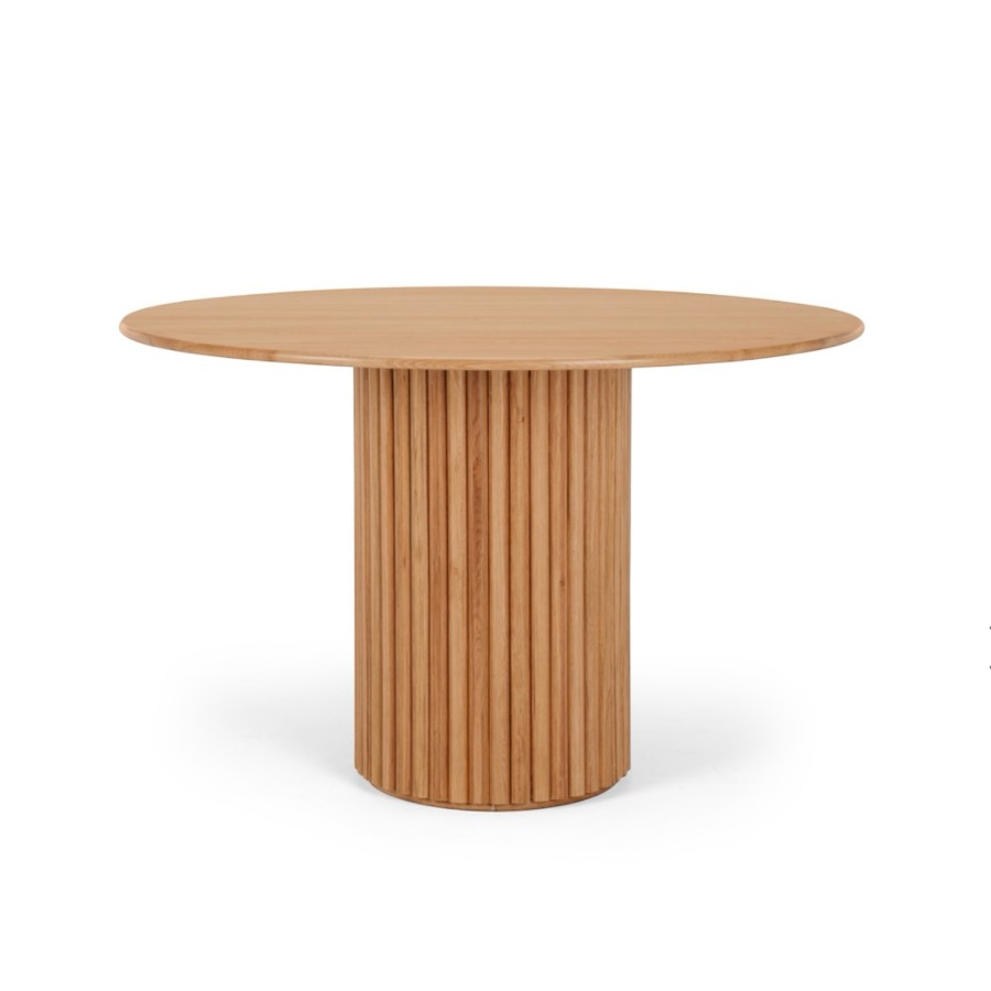 Angelo Round Dining Table - Natural Oak