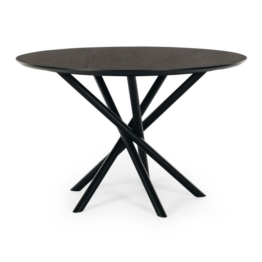 Ava Dining Table - Black Oak