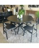 Ava Dining Table - Black Oak