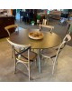 Oracle Round Dining Table - Iron Brown