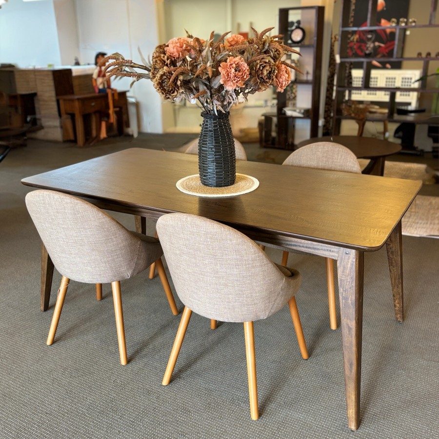 Rocco Dining Table - Vintage Brown