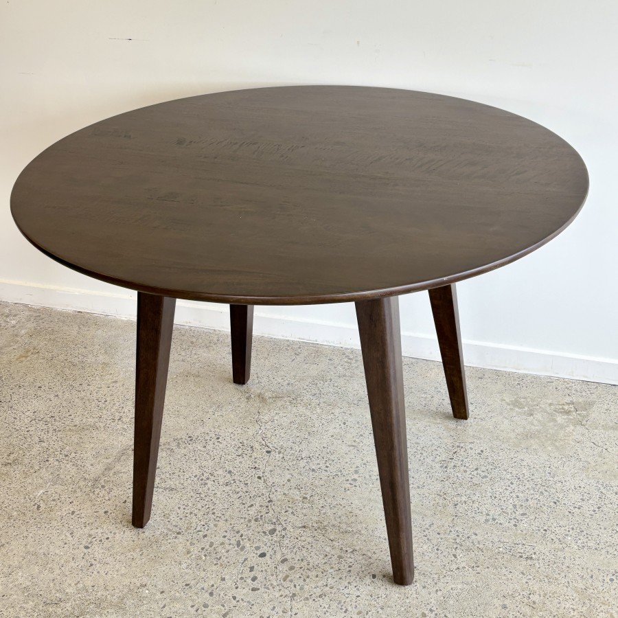 Rocco Round Dining Table - Vintage Brown