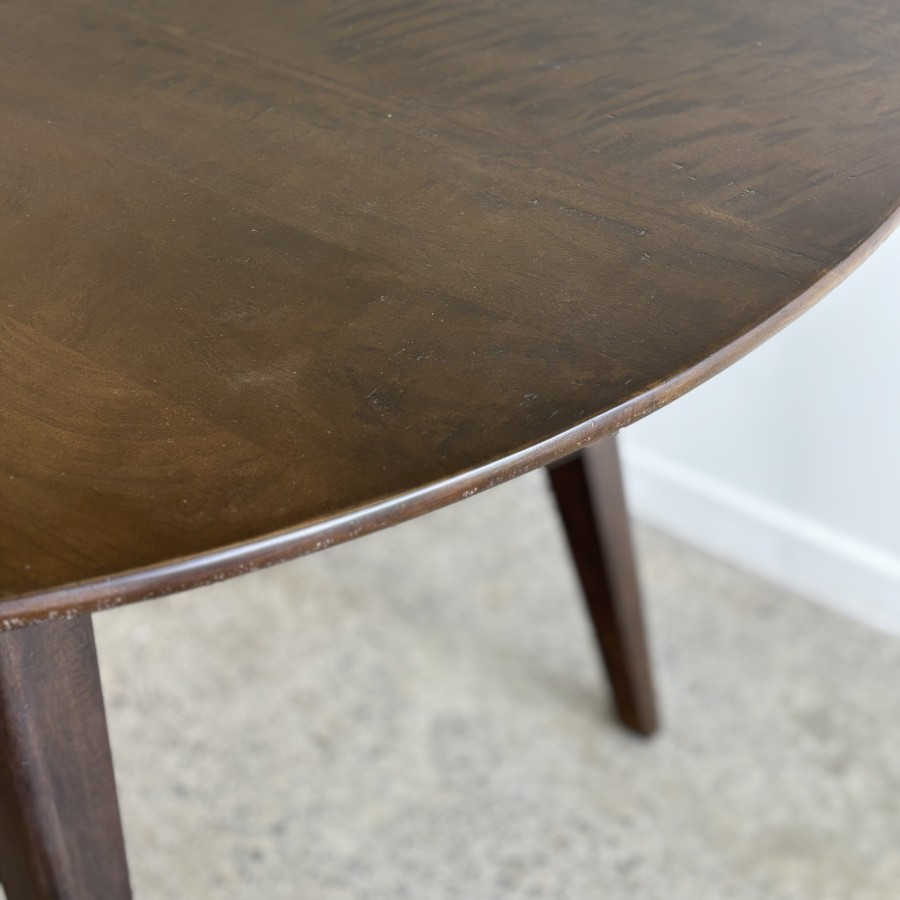 Rocco Round Dining Table - Vintage Brown