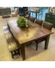 Dining Table 250cm - Rustic Teak