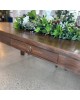 Dining Table 250cm - Rustic Teak